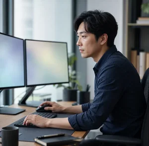 Cybersecurity professional monitoring signs of compromised credentials