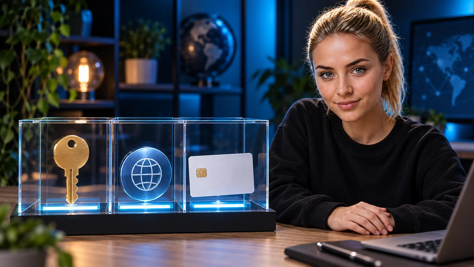 Lena presenting protecting credentials and sessions